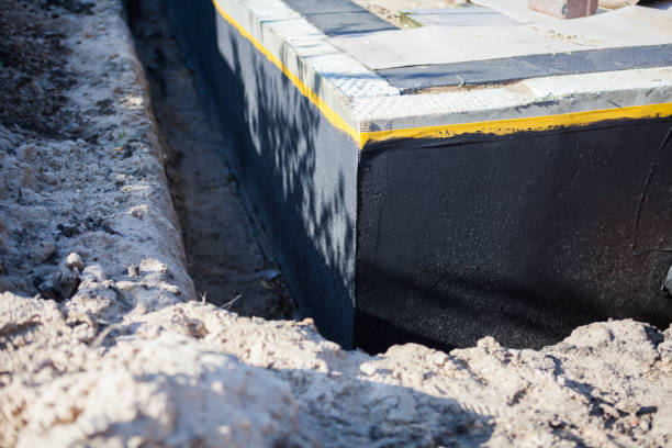 Residential Waterproofing installation at a White Lake, MI home by SJ Waterproofing Pros